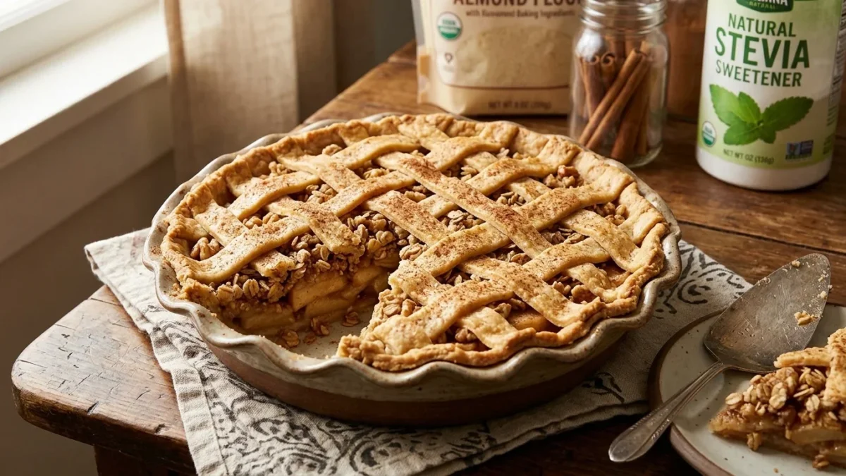 Apfelkuchen ohne Zucker - Einfaches Rezept