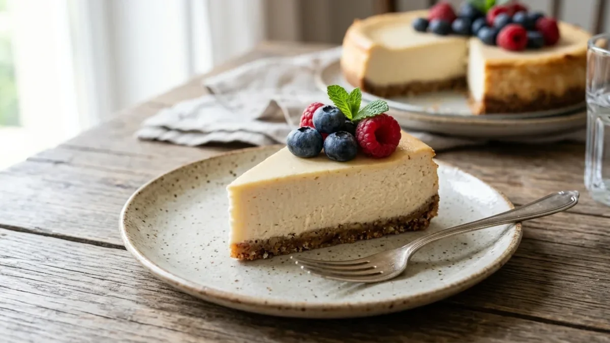 Käsekuchen ohne Zucker - Einfaches Rezept