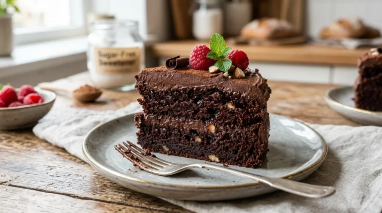 Schokoladenkuchen ohne Zucker – Einfaches Rezept